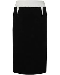 N°21 - Crepe Pencil Skirt Clothing - Lyst