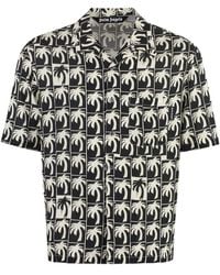 Palm Angels - Printed Viscose Shirt - Lyst