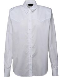 ANDAMANE - Nashville White Cotton Shirt - Lyst