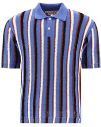 Marni - Light Multicolour Cotton Polo Shirt - Lyst