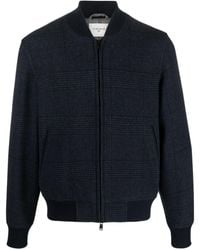 Circolo 1901 - Checked Wool Bomber Jacket - Lyst