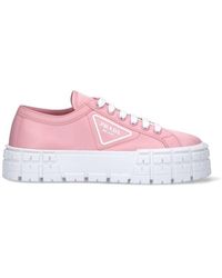 prada rose sneakers