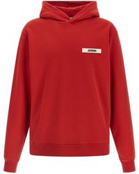 Jacquemus - Grosgrain-Finish Hooded Sweatshirt With Logo Detail - Lyst