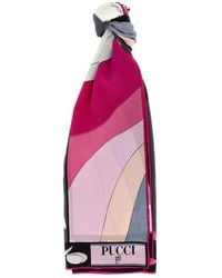 Emilio Pucci - 'Marmo' Print Scarf - Lyst