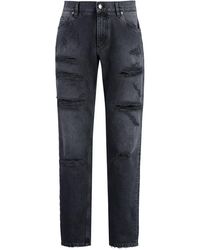 Dolce & Gabbana - Regular-fit Cotton Jeans - Lyst
