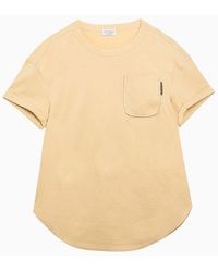 Brunello Cucinelli - Lemon-Coloured T-Shirt - Lyst