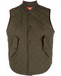 DSquared² Quilted Cotton Gilet - Green