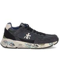 Premiata - Mase Suede And Mesh Sneakers Shoes - Lyst