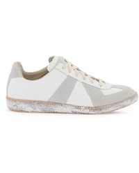 Maison Margiela - Vintage Nappa And Suede Replica Sneakers In - Lyst