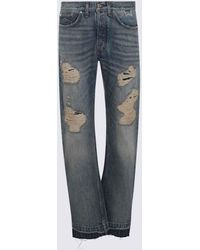 Rhude - Cotton Denim Jeans - Lyst