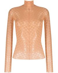 Forte Forte - Lace-detail Long-sleeved Top - Lyst
