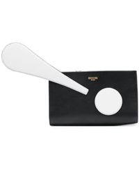 Moschino - Exclamation Mark Clutch Bag - Lyst