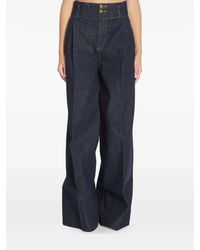 Zimmermann - Hypnotic High-Waist Pleated Wide Jeans - Lyst
