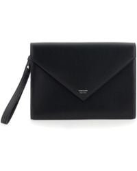 Ferragamo - 'Florence' Clutch Wiht Envelope Design And Strap - Lyst
