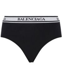 Balenciaga Low Waist Panty Underwear - Black