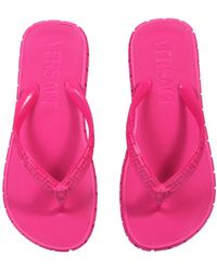 Versace Greek Sandals - Pink
