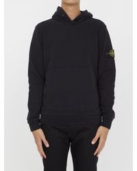 Stone Island Black Ghost Hoodie for Men | Lyst Canada