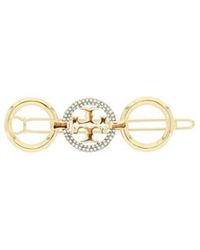 Tory Burch Miller Pave Hair Clip - Multicolor
