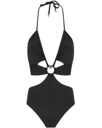 Max Mara - Beachwear Cleopatra Black Swimsuit - Lyst