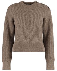 Bottega Veneta - Long Sleeve Crew-neck Sweater - Lyst