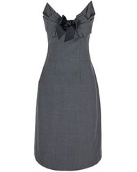 ShuShu/Tong B&W Bustier Dress | Lyst