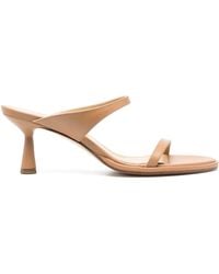 Aeyde - 70mm Leather Sandals - Lyst