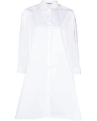 Jil Sander - Oversized Cotton Shirt - Lyst
