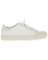 Axel Arigato - 'Clean 90 Triple' Low Top Sneakers With Laminated Logo - Lyst