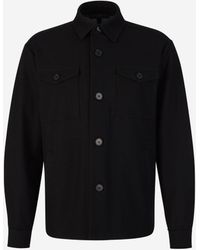 Harris Wharf London - Pockets Cotton Overshirt - Lyst
