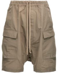 Rick Owens - 'Cargo Pods' Bermuda Shorts - Lyst