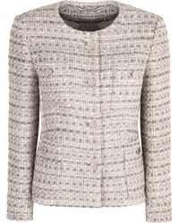 Tagliatore - Beverly Boucle Jersey Single-Breasted Jacket - Lyst