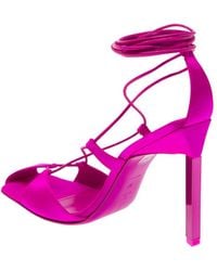 The Attico - Adele Lace-up Pump Shoes - Lyst