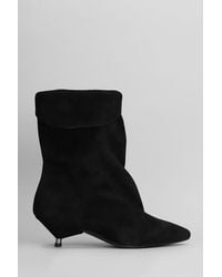 GISÉL MOIRÉ - Miriam Low Heels Ankle Boots - Lyst