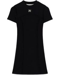 Palm Angels - Embroidered Logo Dress - Lyst