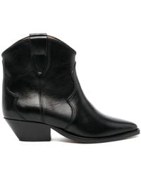 Isabel Marant - Dewina Leather Bootie - Lyst