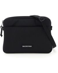 Balenciaga Explorer Textured-leather Messenger Bag for Men - Lyst