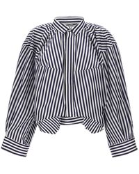 Sacai - Striped Shirt - Lyst