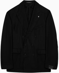 Tagliatore - New York Wool Double Breasted Jacket - Lyst