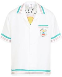 CASABLANCA - Silk Printed Shirt - Lyst