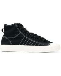 adidas nizza high top white