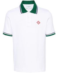 Casablanca - Pique Logo Polo Shirt - Lyst