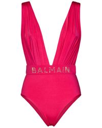 Balmain - Paris Swimsuit - Lyst
