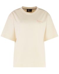 Moncler - Cotton Crew-Neck T-Shirt - Lyst