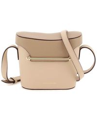 Leather handbag Strathberry Beige in Leather - 34340676