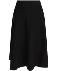 Max Mara - Flared Midi Skirt - Lyst