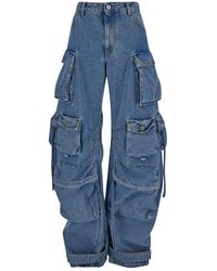 The Attico - Fern Denim Cotton Jeans - Lyst