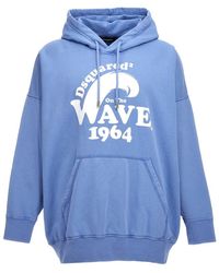 DSquared² - 'D2 On The Wave' Hoodie - Lyst