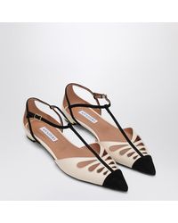 Aquazzura - Milk And Camille Pointed Ballerina - Lyst