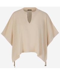 Peserico - Linen Knit Sweater - Lyst