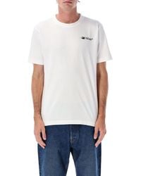 Off-White c/o Virgil Abloh - Ink Arrow Slim-Fit Cotton T-Shirt - Lyst